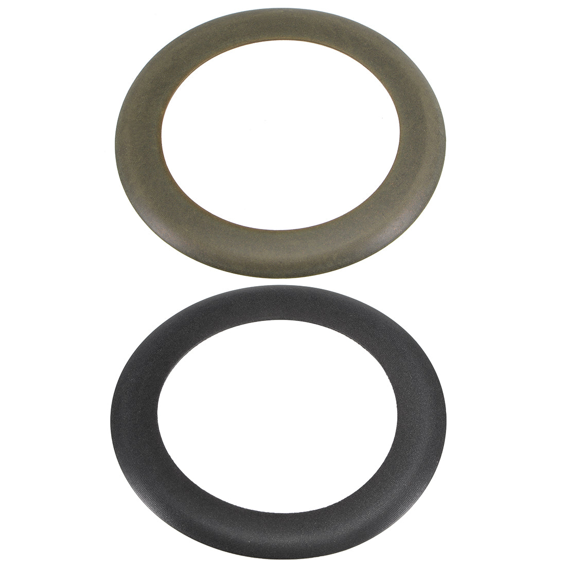 Uxcell Uxcell Air Compressor Compression Piston Ring Replacement Part 67.4mm OD 48mm ID 0.8mm Thickness, Dark Gray, 2Pcs