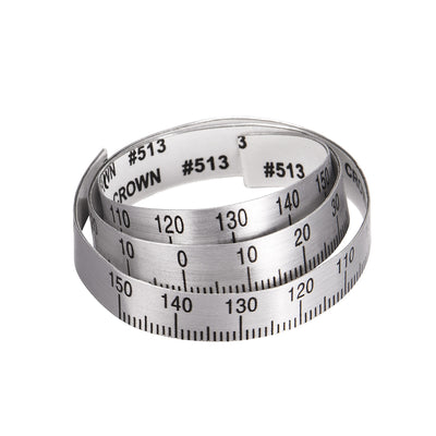Uxcell Uxcell Center Finding Ruler 270mm-0-270mm Table Sticky Adhesive Tape Measure, Aluminum Track Ruler with Holes, (from the middle).