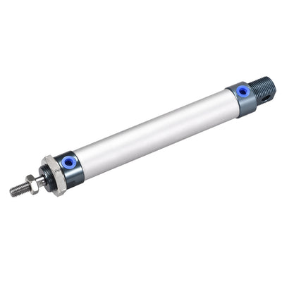 uxcell Uxcell Pneumatic Air Cylinder, 20mm Bore Stoke M8,Single Rod Double Action